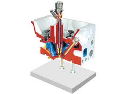<b>直喷式发动机气缸盖解剖模型</b>